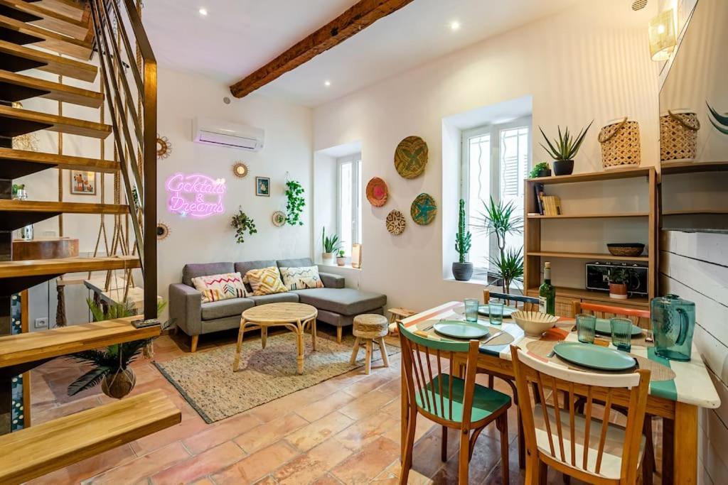 לה קיוטאט Ciotat Colada Beau Duplex Atypique A 50 M Du Port Classe 3 Etoiles מראה חיצוני תמונה