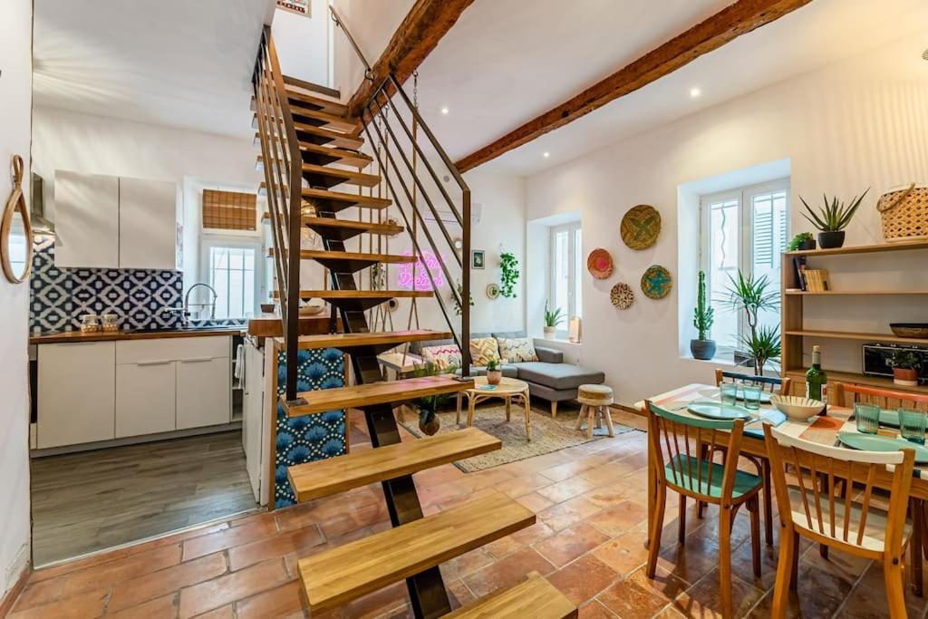 לה קיוטאט Ciotat Colada Beau Duplex Atypique A 50 M Du Port Classe 3 Etoiles מראה חיצוני תמונה