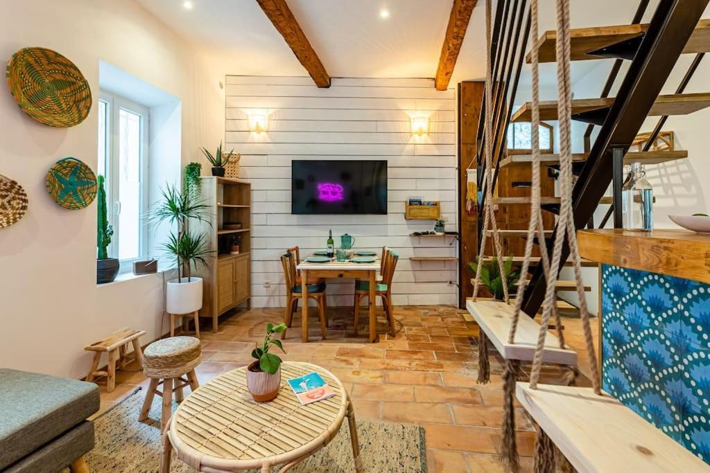 לה קיוטאט Ciotat Colada Beau Duplex Atypique A 50 M Du Port Classe 3 Etoiles מראה חיצוני תמונה